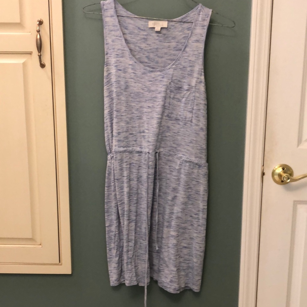 Medium Olive and Oak jersey dress with drawstring waist